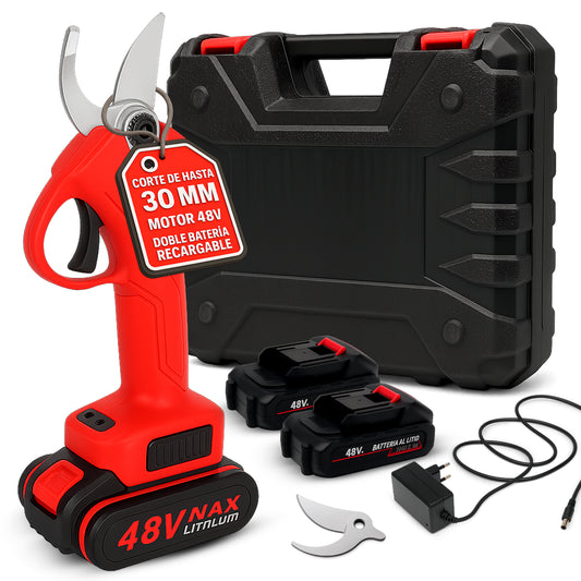 Tijera de Podar Eléctrica 48V Inalámbrica