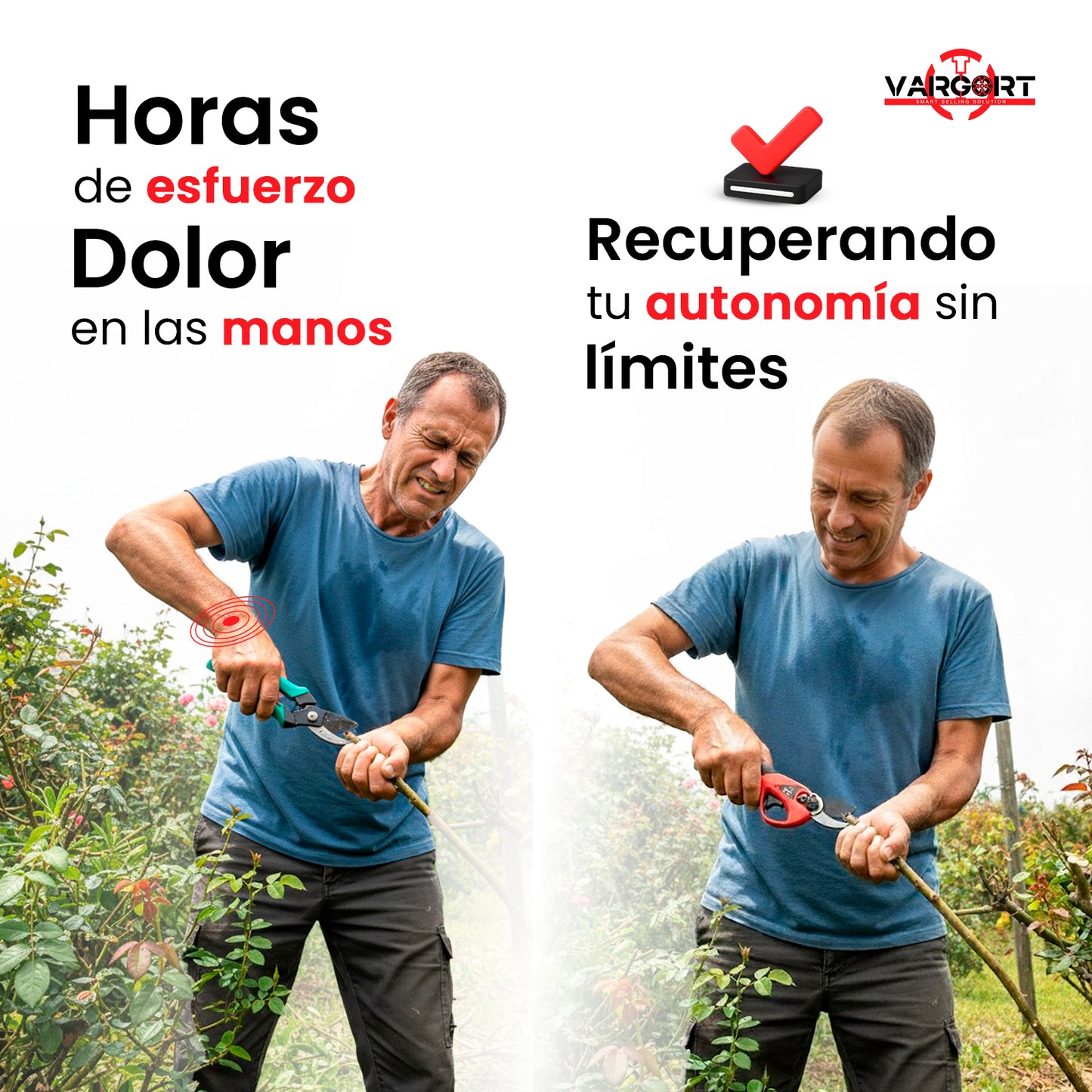 Tijera de Podar Eléctrica 48V Inalámbrica