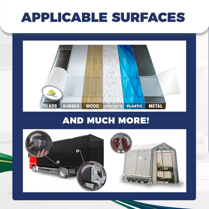 Kit pinchazos piscina 10cm x 1.5m |Parches para piscinas con agua impermeable y resistente a fugas. Parches para piscina funciona en vinilo, lonas, plástico, grietas, zonas húmedas y zonas mojadas.