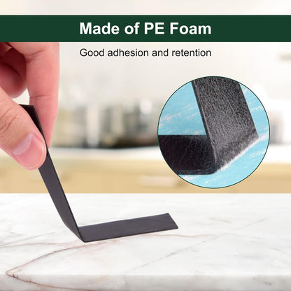 Cinta doble cara extrafuerte de Color Negro | Cinta de Doble Cara Extrafuerte de Fijación Instantánea en Múltiples Superficies cinta de Montaje Impermeable para automoción