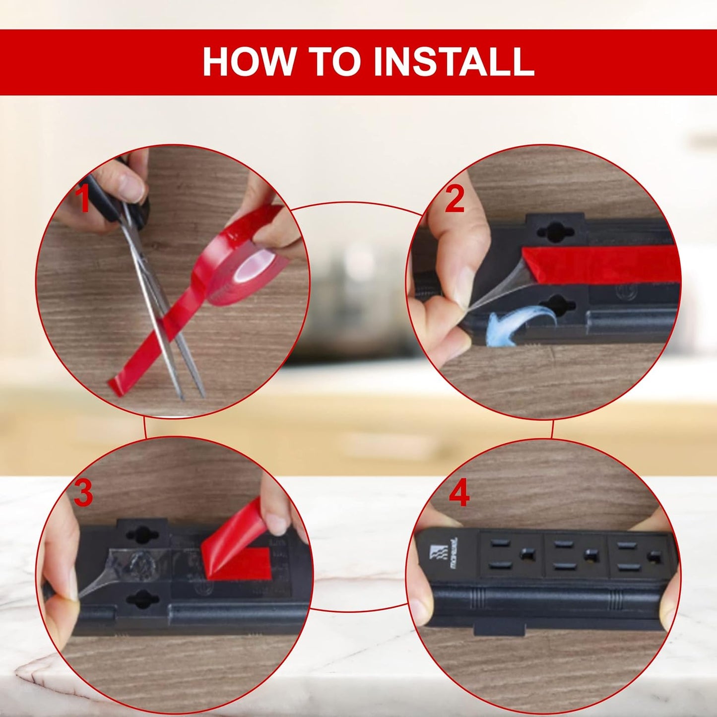 Cinta doble cara Extrafuerte | No mas clavos extrafuerte pared, adhesivos paredes decoración y pegamento doble cara | Fijación en madera, plástico, metal y aluminio